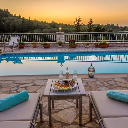 Villa Stone Pool Alina With Seaview By Konnect Paxos
